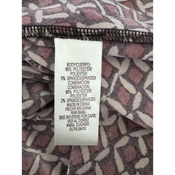 Sandra Darren Womens Size 8 Geometric Wrap Dress - Picture 5 of 5